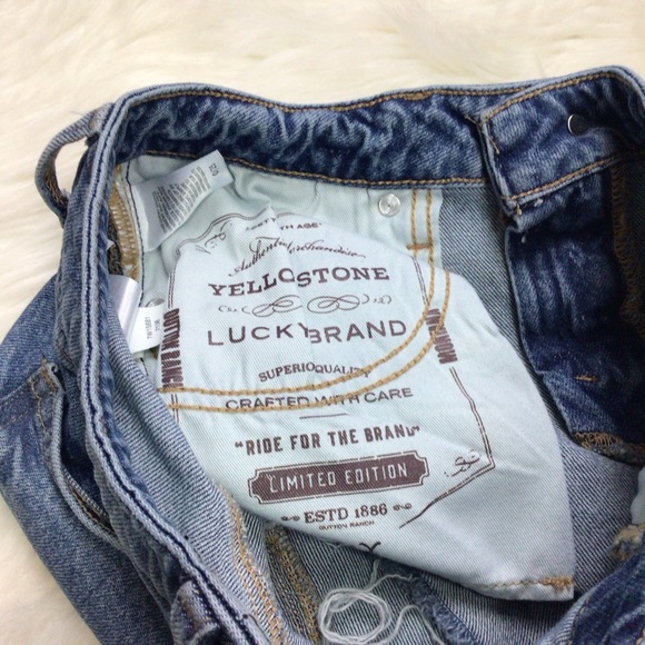 Lucky Brand Yellowstone Western Ranch Beth Dutton Denim Skirt Studded - Picture 8 of 12